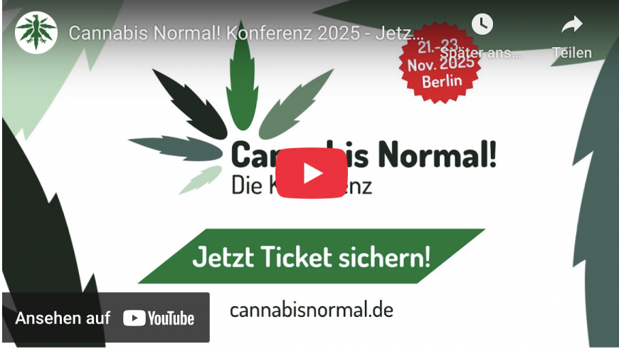 Einladung zur Cannabis Normal! Konferenz 2025